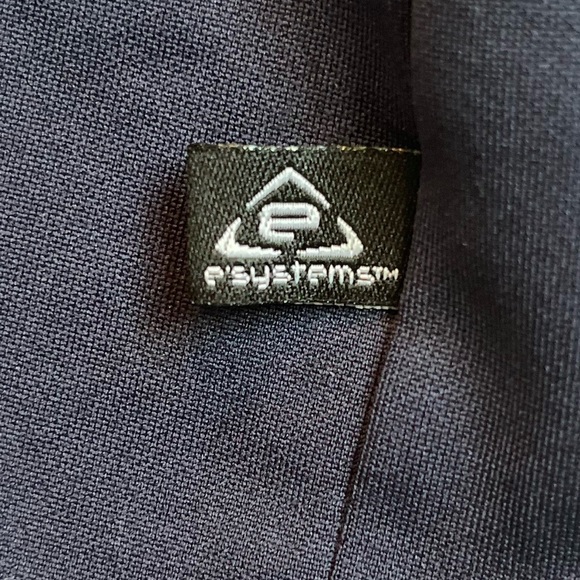 NFL Chicago Bears Men's Navy and Orange Polo Shirt Sz L Chicago Logo on Chest - Picture 5 of 11